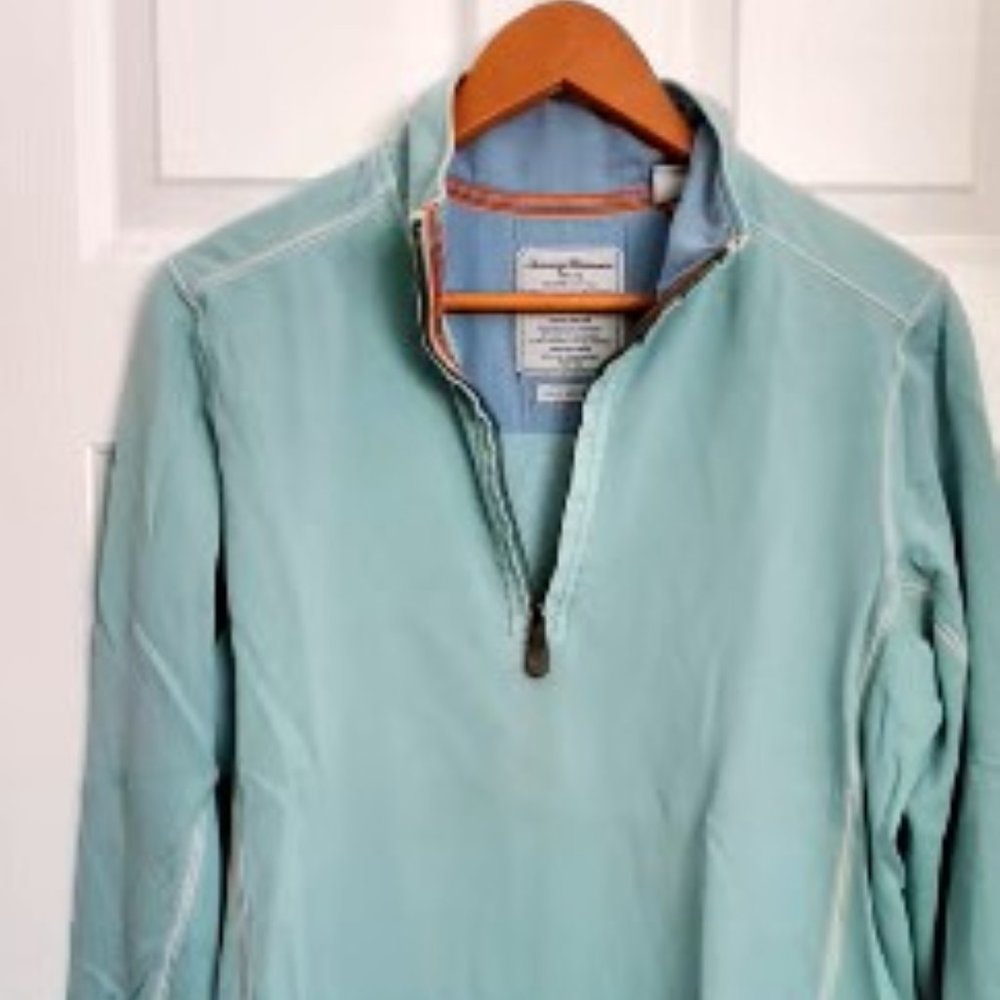 Tommy Bahama quarter zip sweater